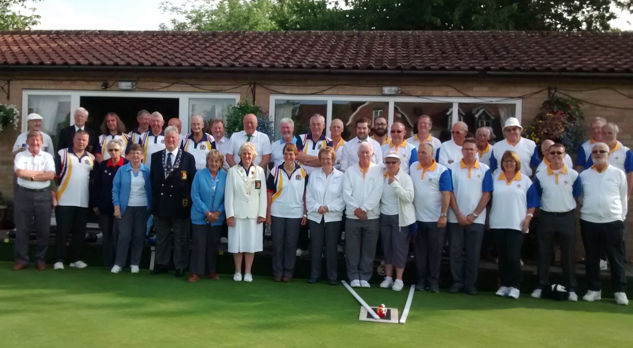 Visit by Beds County Bowls