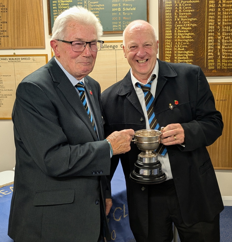 Malcolm, Gents Singles Champion